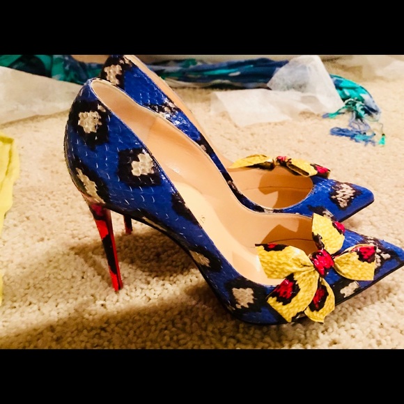 SOLD! Christian Louboutin Snakeskin M. MenodoPumps - Picture 6 of 8